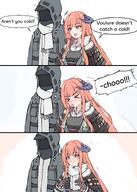 artist:daisy_cutter character:bagpipe_(arknights) character:doctor_(arknights) comic dragon_girl dragon_horns english_text flushed_face horns in-series_category:victoria in-series_category:vouivre meta:source_request orange_hair purple_eyes series:arknights // 2926x4096 // 865KB