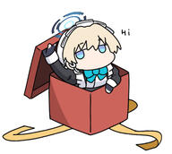 artist:nyaru blonde_hair blue_eyes character:toki_(blue_archive) english_text in-series_category:cleaning_&_clearing in-series_category:millenium_science_school in-series_category:super_phenomenon_task_force maid series:blue_archive // 395x353 // 71KB