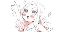 artist:kasasagi character:juou_sena_(gakuen_idolmaster) chibi long_hair monochrome series:gakuen_idolmaster series:idolmaster sports_wear // 1280x720 // 143KB