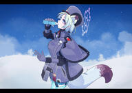 animal_ears artist:gayo character:shigure_(blue_archive) green_hair halo in-series_category:red_winter_federal_academy in-series_category:spec_ops_no._227 purple_eyes series:blue_archive short_hair stoat_ears stoat_girl stoat_tail tail v // 3157x2232 // 687KB