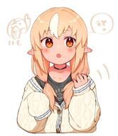 brown_skin character:shiranui_flare elf in-series_category:generation_3 in-series_category:hololive_japan meta:artist_request meta:source_request meta:tagme pointed_ears series:hololive // 1164x1344 // 100KB