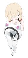 alternate_outfit artist:fuyubone blonde_hair character:momoi_(blue_archive) halo in-series_category:game_development_department in-series_category:millenium_science_school series:blue_archive short_hair // 989x2048 // 111KB