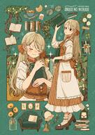 artist:takosuke blonde_hair brown_eyes dress english_text hair_braid long_hair series:original // 2828x4000 // 1.7MB