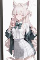 animal_ears artist:mellow cat_ears cat_girl cat_tail character:akira_(blue_archive) halo in-series_category:dorm_supervisory_unit in-series_category:seven_prisoners in-series_category:wild_hunt_academy_of_arts long_hair pink_eyes pink_hair series:blue_archive tail // 2055x3058 // 683KB