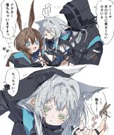 age_regression animal_ears artist:rapisu cat_ears cat_girl character:amiya_(arknights) character:doctor_(arknights) character:rosmontis_(arknights) comic in-series_category:cautus in-series_category:elite_operator in-series_category:feline in-series_category:rhodes_island in-series_category:rim_billiton japanese_text meta:source_request rabbit_ears rabbit_girl series:arknights // 1723x2048 // 576KB