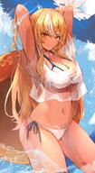 brown_skin character:shiranui_flare elf in-series_category:generation_3 in-series_category:hololive_japan meta:artist_request meta:source_request meta:tagme pointed_ears series:hololive // 2239x4096 // 817KB