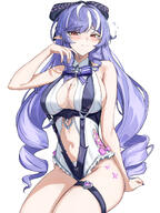 artist:fangs beauty_mark character:vivian_banshee_(iris_of_the_shore)_(zenless_zone_zero) character:vivian_banshee_(zenless_zone_zero) in-series_category:mockingbird pointed_ears series:zenless_zone_zero swimsuit // 1500x2000 // 1.3MB