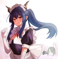 character:ch'en_(arknights) dragon_girl dragon_horns horns in-series_category:lung in-series_category:lungmen meta:artist_request meta:source_request meta:tagme series:arknights // 1590x1619 // 1.9MB