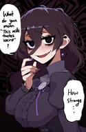 @_@ artist:jdotkdot character:hex_maniac_(pokemon) english_text eye_bags purple_eyes purple_hair series:pokemon // 783x1199 // 121KB