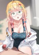 artist:arrow character:momosuzu_nene character:momosuzu_nene_(7th_costume) handjob in-series_category:generation_5 in-series_category:hololive_japan overalls series:hololive // 1061x1500 // 188KB