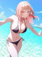 alternate_outfit artist:inuinuo_gataken character:ichijou_ririka in-series_category:dev_is in-series_category:hololive_japan in-series_category:regloss orange_eyes orange_hair series:hololive swimsuit // 2750x3666 // 933KB