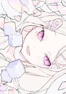 artist:8quuu cat_paws character:hina_(blue_archive) demon_horns hair_accessories halo horns in-series_category:gehenna_academy in-series_category:prefect_team long_hair mechanical_halo meta:source_request purple_eyes series:blue_archive white_hair // 1328x1876 // 225KB
