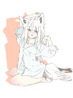 animal_ears character:shirakami_fubuki fox_ears fox_girl in-series_category:gamers in-series_category:generation_1 in-series_category:hololive_japan meta:artist_request meta:source_request meta:tagme series:hololive // 1200x1600 // 140KB