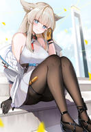 artist:kon_ka bird_girl blonde_hair blue_eyes character:perlica head_wings in-series_category:liberi long_hair series:arknights series:arknights:_endfield // 980x1412 // 968KB