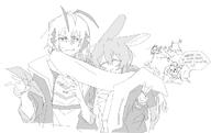 animal_ears artist:hham character:amiya_(arknights) character:doctor_(arknights) character:w_(arknights) comic english_text in-series_category:babel in-series_category:cautus in-series_category:kazdel in-series_category:rhodes_island in-series_category:rim_billiton in-series_category:sarkaz monochrome rabbit_ears rabbit_girl series:arknights short_hair v // 1048x658 // 91KB
