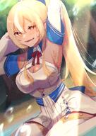brown_skin character:shiranui_flare elf in-series_category:generation_3 in-series_category:hololive_japan meta:artist_request meta:source_request meta:tagme pointed_ears series:hololive // 2894x4093 // 27MB