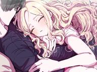 artist:kasasagi blonde_hair character:juou_sena_(gakuen_idolmaster) character:producer_(idolmaster) flushed_face long_hair messy_hair series:gakuen_idolmaster series:idolmaster // 5184x3840 // 8.4MB