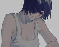 artist:kawatiw black_hair character:himeno_(chainsaw_man) eyepatch series:chainsaw_man short_hair // 2000x1593 // 150KB