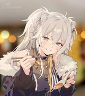animal_ears artist:ttomari character:shishiro_botan grey_eyes in-series_category:generation_5 in-series_category:hololive_japan lion_ears lion_girl long_hair messy_hair pov series:hololive twin_tails white_hair // 1200x1348 // 213KB