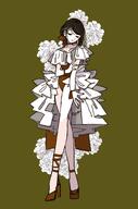 artist:yasu_urayaka brown_hair dress hair_bun series:original // 2171x3276 // 392KB