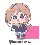 artist:kodai2015 blue_eyes brown_hair character:himesaki_rinami_(gakuen_idolmaster) chibi english_text series:gakuen_idolmaster series:idolmaster // 1240x1392 // 115KB