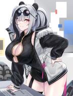 animal_ears artist:kanta bear_ears bear_girl character:feater_(arknights) in-series_category:lungmen in-series_category:ursus_(race) meta:source_deprecated series:arknights // 3061x4040 // 1.1MB