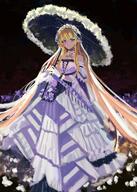 artist:shino_duka blonde_hair blue_eyes character:saileach_(appreciate_fragrance)_(arknights) character:saileach_(arknights) dragon_girl dragon_horns dress horns in-series_category:victoria in-series_category:vouivre long_hair pointed_ears series:arknights // 2919x4096 // 1.6MB