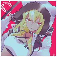 brown_skin character:shiranui_flare elf in-series_category:generation_3 in-series_category:hololive_japan meta:artist_request meta:source_request meta:tagme pointed_ears series:hololive // 894x894 // 161KB