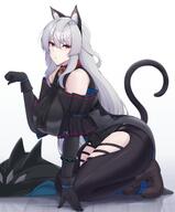 animal_ears artist:kanta cat_ears cat_girl character:skadi_(arknights) in-series_category:abyssal_hunters in-series_category:&aelig;gir_(nation-state) in-series_category:&aelig;gir_(race) meta:source_deprecated series:arknights // 3402x4096 // 647KB