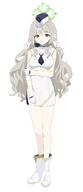 alternate_outfit artist:fuyubone brown_eyes brown_hair character:miyo_(blue_archive) halo in-series_category:free_trade_cartel in-series_category:wild_hunt_academy_of_arts series:blue_archive // 890x2048 // 100KB