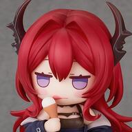 character:surtr_(arknights) demon_horns horns in-series_category:sarkaz series:arknights // 524x524 // 54KB