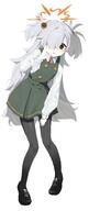 artist:fuyubone character:kanoe_(blue_archive) grey_hair hair_covering_eye halo in-series_category:occult_research_society in-series_category:wild_hunt_academy_of_arts long_hair messy_hair orange_eyes series:blue_archive twin_tails // 860x2048 // 115KB