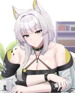 animal_ears artist:kanta cat_ears cat_girl character:kal'tsit_(arknights) in-series_category:feline in-series_category:rhodes_island meta:image_corrupted meta:source_deprecated series:arknights // 1641x2048 // 322KB