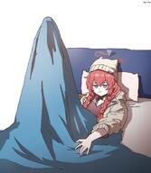 artist:kai_xin blue_eyes character:maki_(blue_archive) character:maki_(camp)_(blue_archive) hair_braid halo in-series_category:millenium_science_school in-series_category:veritas meme red_hair series:blue_archive twin_tails // 1776x2048 // 190KB