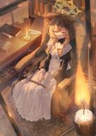 alternate_outfit animal_ears artist:eshi_neko blue_eyes cat_ears cat_girl character:mari_(blue_archive) hair_braid halo in-series_category:sisterhood in-series_category:trinity_general_school orange_hair series:blue_archive twin_tails veil // 2892x4096 // 1.2MB
