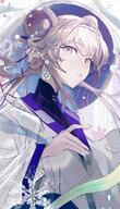 animal_ears artist:tamago_nashi character:lin_(arknights) character:lin_(heavenly_mirage)_(arknights) dress hair_braid in-series_category:lungmen in-series_category:zalak pink_eyes pink_hair rat_ears rat_girl series:arknights // 1000x1744 // 1.1MB