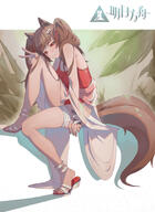animal_ears artist:SaMA brown_hair character:angelina_(arknights) character:angelina_(summer_flower_fa017)_(arknights) fox_ears fox_girl in-series_category:siracusa in-series_category:vulpo lipstick orange_eyes series:arknights swimsuit twin_tails v // 2927x4000 // 3.6MB