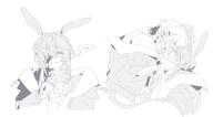 animal_ears artist:hham character:amiya_(arknights) character:w_(arknights) character:wis'adel_(arknights) comic english_text in-series_category:babel in-series_category:cautus in-series_category:kazdel in-series_category:rhodes_island in-series_category:rim_billiton in-series_category:sarkaz monochrome rabbit_ears rabbit_girl series:arknights short_hair // 1159x637 // 71KB