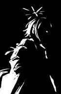 artist:hoffun_2 character:subaru_(blue_archive) halo in-series_category:arius_satellite_school in-series_category:nicomedia_troop monochrome series:blue_archive // 580x894 // 33KB
