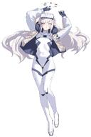 artist:plentyofempty beauty_mark bodysuit character:himari_(battle)_(blue_archive) character:himari_(blue_archive) elf halo in-series_category:millenium_science_school in-series_category:super_phenomenon_task_force long_hair pointed_ears purple_eyes series:blue_archive white_hair // 2362x3543 // 372KB