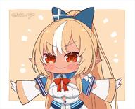 brown_skin character:shiranui_flare elf in-series_category:generation_3 in-series_category:hololive_japan meta:artist_request meta:source_request meta:tagme pointed_ears series:hololive // 1233x1000 // 749KB