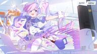 artist:spice_mega character:reisa_(blue_archive) character:reisa_(magical)_(blue_archive) english_text halo in-series_category:trinity_general_school in-series_category:trinity_vigilante_crew magical_girl pink_hair purple_eyes purple_hair series:blue_archive twin_drills // 3840x2160 // 1.2MB