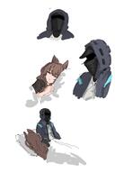animal_ears artist:kanuluillust brown_hair character:angelina_(arknights) character:doctor_(arknights) comic fox_ears fox_girl in-series_category:siracusa in-series_category:vulpo long_hair series:arknights // 1000x1500 // 83KB