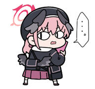 artist:nyaru bird_girl body_wings character:koharu_(blue_archive) chibi feathered_wings halo head_wings in-series_category:justice_task_force in-series_category:make-up_work_club in-series_category:trinity_general_school pink_hair series:blue_archive twin_tails // 255x239 // 49KB