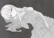 artist:ryouta character:konoka_(blue_archive) halo in-series_category:public_peace_bureau in-series_category:valkyrie_police_school long_hair monochrome series:blue_archive // 1373x963 // 185KB