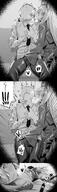animal_ears artist:hxd9585 character:sensei_(blue_archive) character:shiroko_terror_(blue_archive) comic dress halo handjob heterochromia in-series_category:abydos_high_school in-series_category:foreclosure_task_force kiss long_hair monochrome pov series:blue_archive teasing wolf_ears wolf_girl // 1000x3371 // 1.6MB