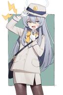 artist:Patanda blue_hair character:highlander_mob_(blue_archive) flushed_face halo in-series_category:highlander_railroad_academy long_hair purple_eyes series:blue_archive // 4000x6000 // 7.8MB