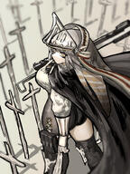 artist:thiccborb bird_girl character:fartooth_(arknights) grey_hair high-waisted_pants in-series_category:kazimierz in-series_category:liberi long_hair pants series:arknights yellow_eyes // 1200x1600 // 1.3MB