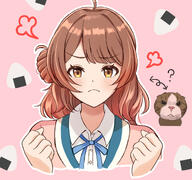 artist:latte_(a_nextsystem) brown_eyes brown_hair character:hanami_ume_(gakuen_idolmaster) hair_bun series:gakuen_idolmaster series:idolmaster short_hair sweater // 1986x1866 // 1.3MB