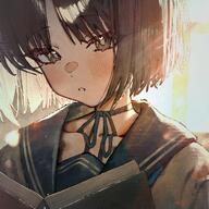 animal_ears artist:betanon black_eyes black_hair cat_ears cat_girl character:kikyou_(blue_archive) halo in-series_category:allied_hyakkiyako_academy in-series_category:hyakkaryouran_conflict_resolution_council series:blue_archive // 2000x2000 // 769KB